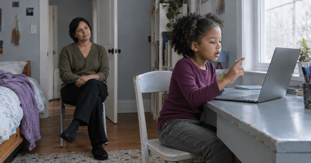 Image for "Stay or Step Away During Your Child's Online Spanish Class?"